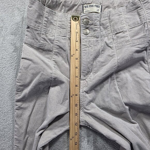 We The Free People Pants Women 29 Jayde Cord Flare High Rise Corduroy Bellbottom - Picture 10 of 11